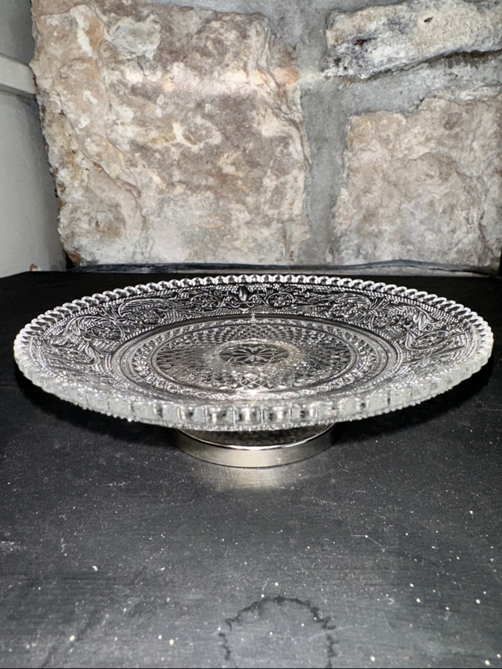 Glass Pedestal Dish